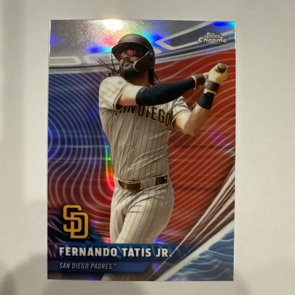2026 Topps Chrome Fernando Tatis Jr. Chrome Rivals Refractor Away Padres